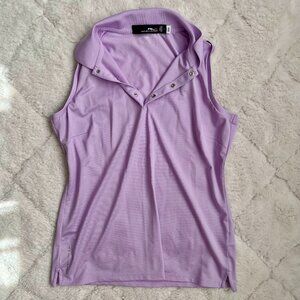 rlx Ralph Lauren Lavender Sleeveless Polo Shirt